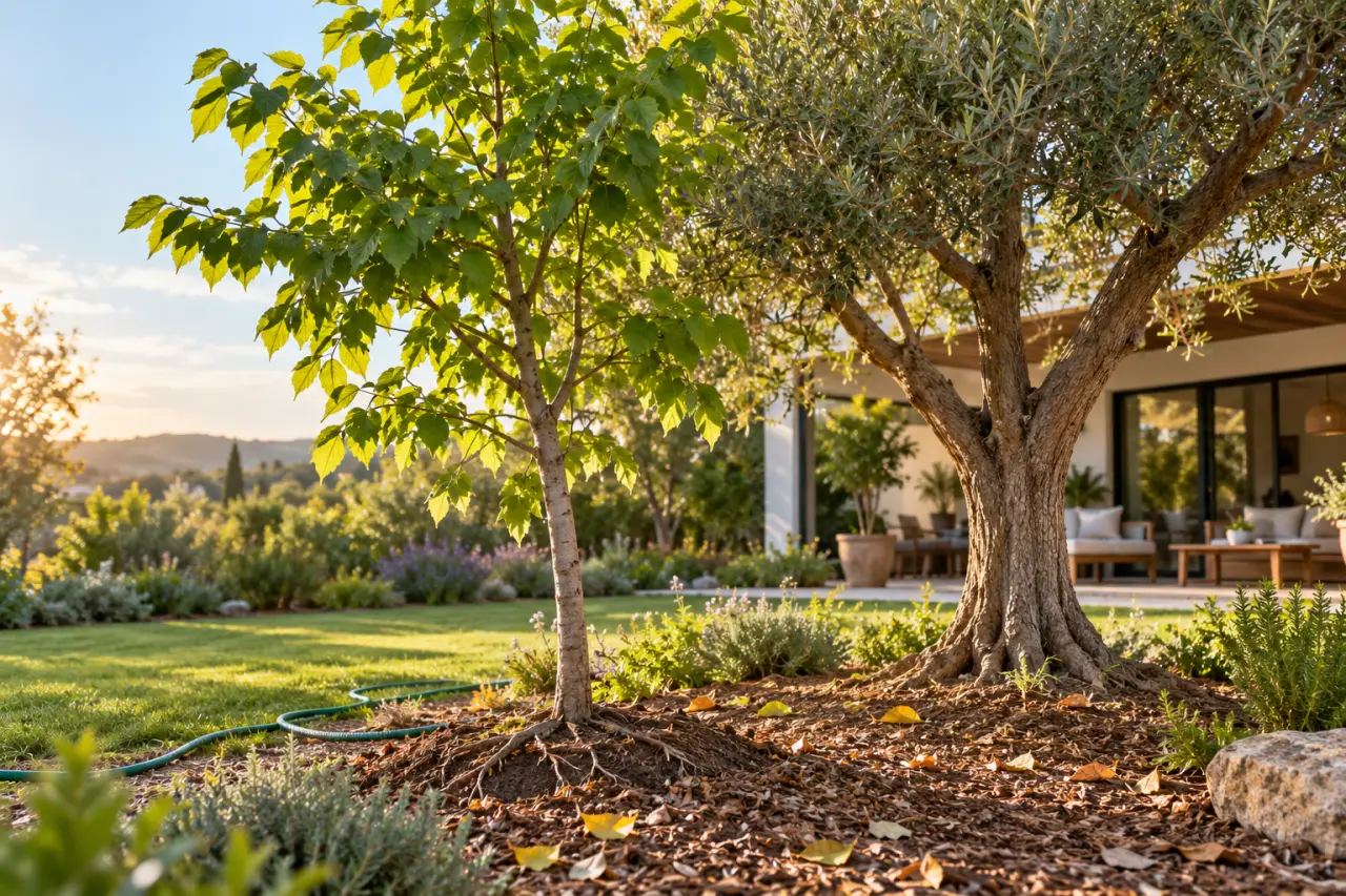 Arbres à croissance rapide pour l'ombre : 2 m par an, oui, mais à quel prix ?