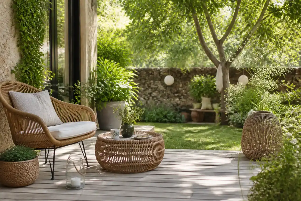 Objet décoration jardin : composer un extérieur habité sans le surcharger