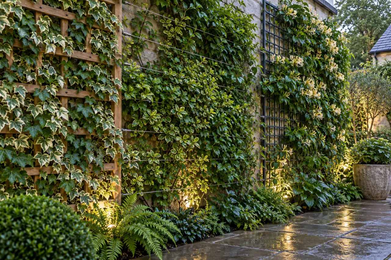 Quelle plante pour cacher un mur ? Feuillage persistant, ombre et supports adaptés